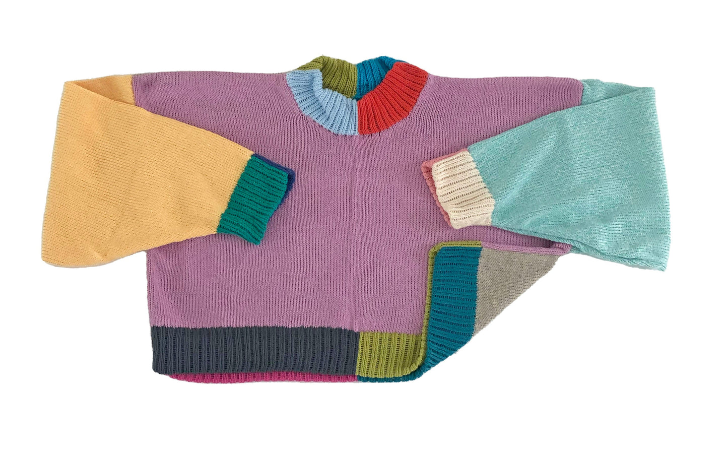 Split Colour Block Jumper